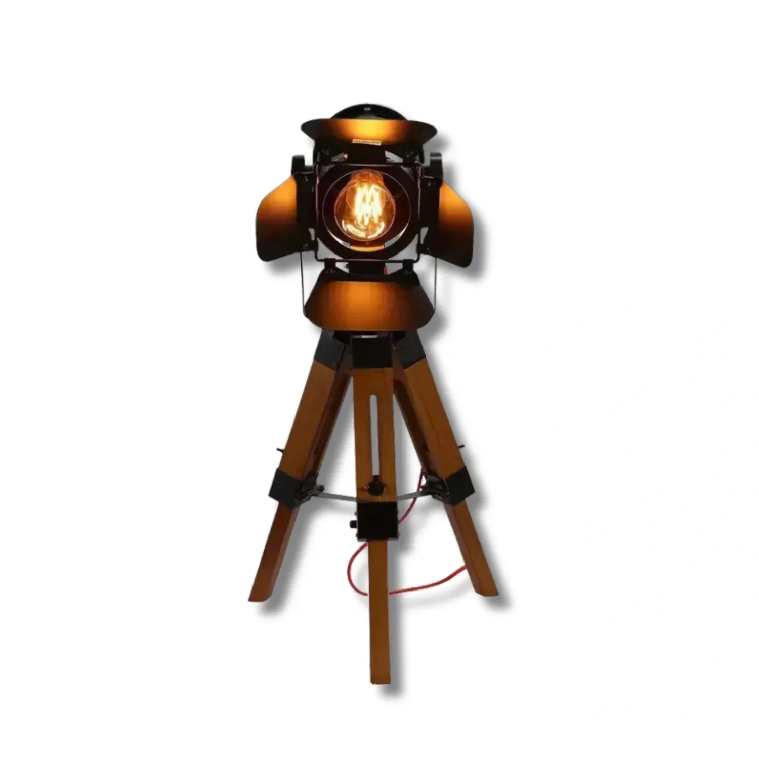 Retro Treibein Tischlampe Cinema – Industrielles Design