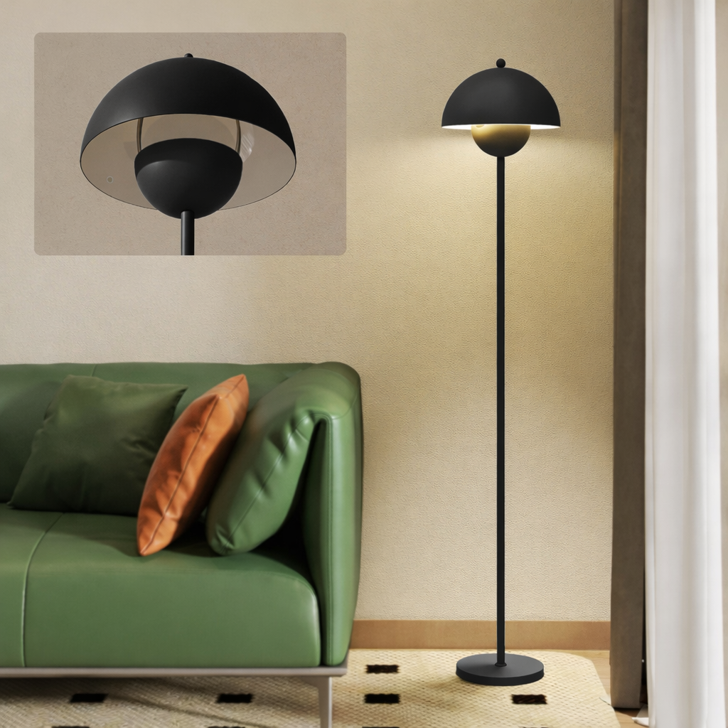 Skalenförmige Stehlampe im Retrodesign – 155 cm
