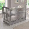 Love For Sleep Babybett 120x60 mit Matratze & Schublade, Höhenverstellbares Kinderbett aus Kiefernholz