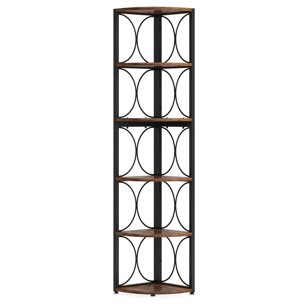 Rustik Schönes Eckregal – Industrielles Design – 170 cm Höhe