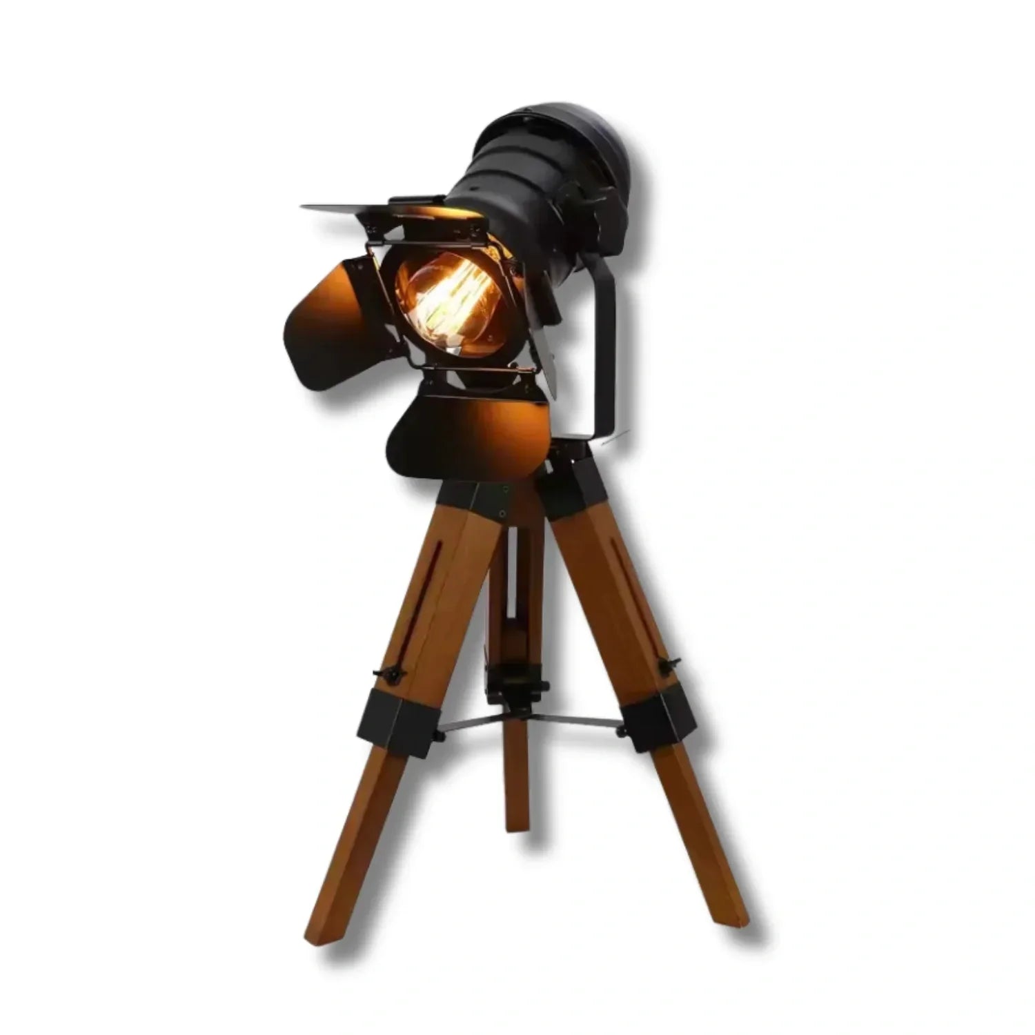 Retro Treibein Tischlampe Cinema – Industrielles Design